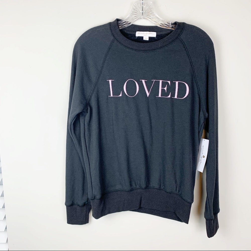 Spiritual Gangster Loved Sweatshirt Embroidered